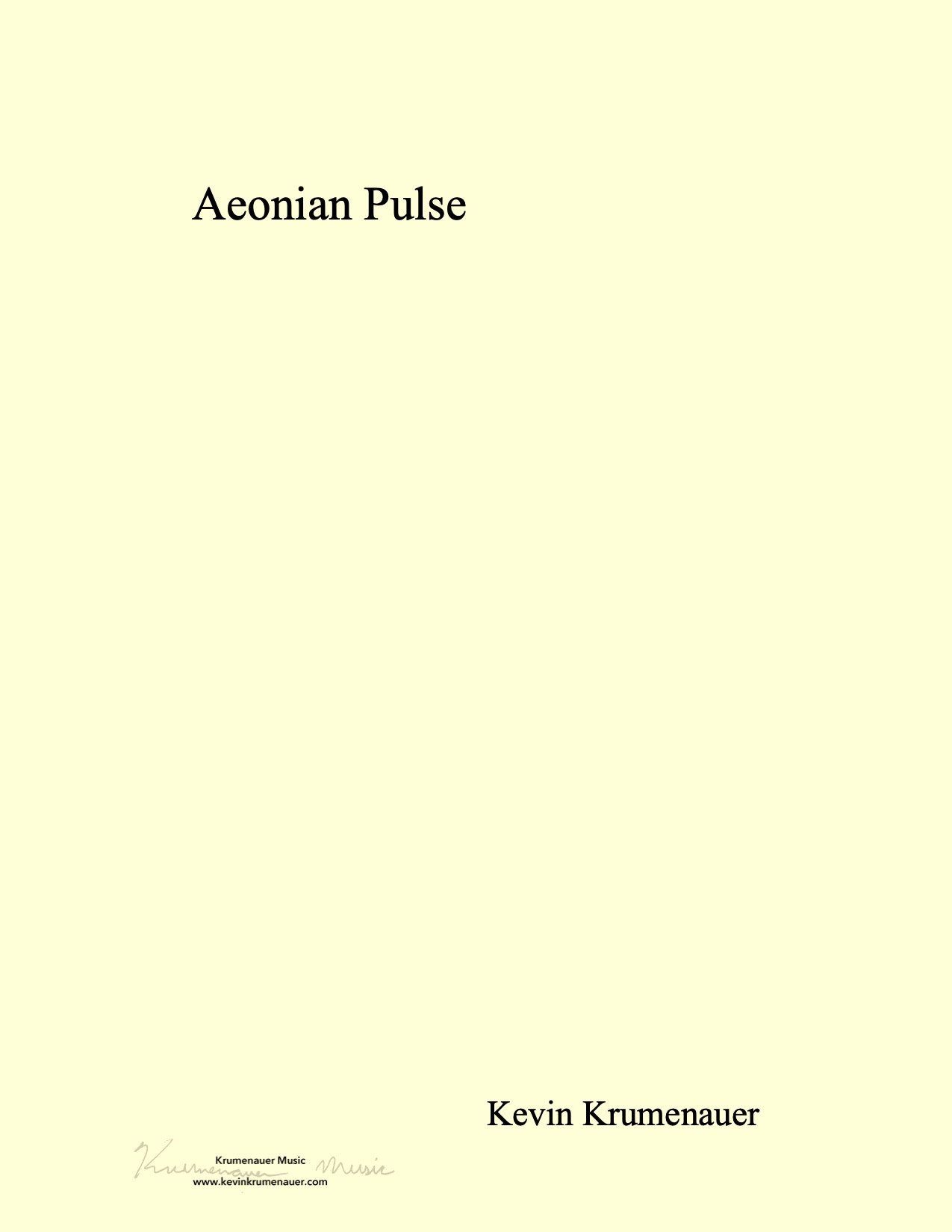 Aeonian Pulse (2014)