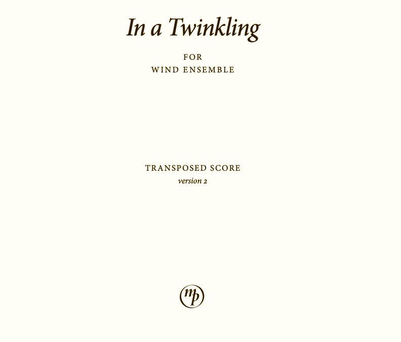 In a Twinkling (2021)